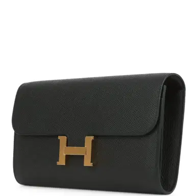 HERMÈS Hermes Constance Wallet To Go Black Epsom Gold Hardware | Thumbnail 5 HERMÈS Hermes Constance Wallet To Go Black Epsom Gold Hardware | Thumbnail 5