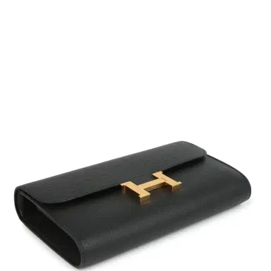 HERMÈS Hermes Constance Wallet To Go Black Epsom Gold Hardware | Thumbnail 6 HERMÈS Hermes Constance Wallet To Go Black Epsom Gold Hardware | Thumbnail 6