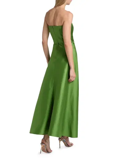 SACHIN & BABI Women's Darian Bow-Detailed Strapless Cocktail Dress - Green Garnet | Thumbnail 5 SACHIN & BABI Women's Darian Bow-Detailed Strapless Cocktail Dress - Green Garnet | Thumbnail 5