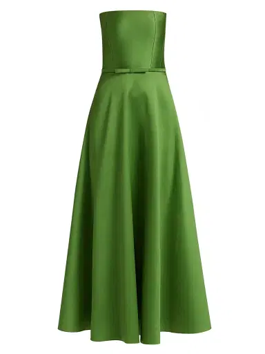 SACHIN & BABI Women's Darian Bow-Detailed Strapless Cocktail Dress - Green Garnet | Thumbnail 1 SACHIN & BABI Women's Darian Bow-Detailed Strapless Cocktail Dress - Green Garnet | Thumbnail 1