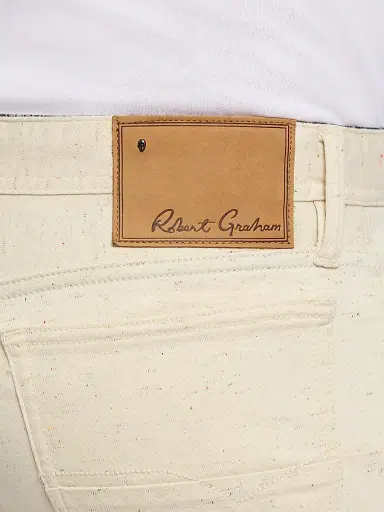 Robert Graham Men's Conrad Slim-Leg Jeans - Natural | Thumbnail 5 Robert Graham Men's Conrad Slim-Leg Jeans - Natural | Thumbnail 5