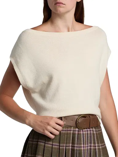 Ramy Brook Women's Chet Wool Boatneck Sweater - Bone | Thumbnail 6 Ramy Brook Women's Chet Wool Boatneck Sweater - Bone | Thumbnail 6
