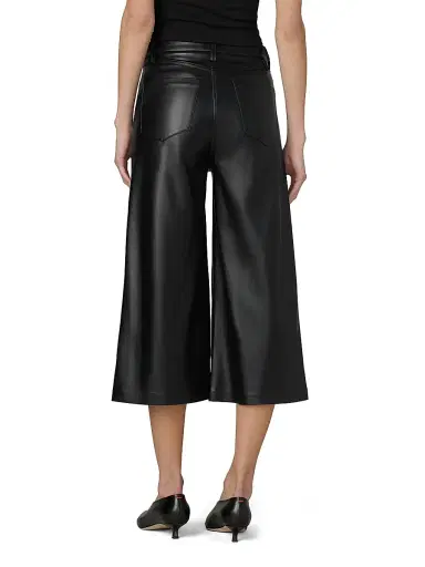 Joe's Jeans Women's The Vegan Leather Culotte Pants - Black | Thumbnail 5 Joe's Jeans Women's The Vegan Leather Culotte Pants - Black | Thumbnail 5