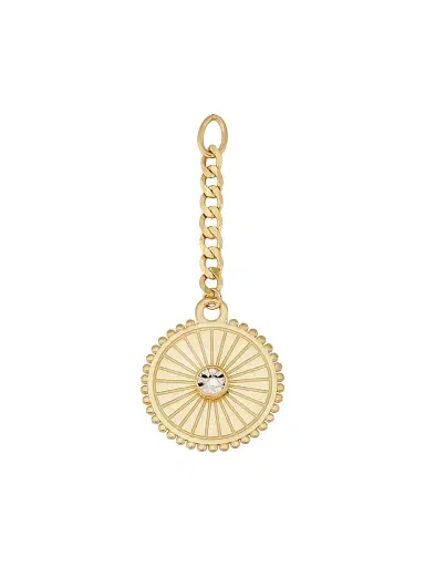 Oradina Women's 14K Yellow Gold Stellar Pendant Charm - Gold | Thumbnail 1 Oradina Women's 14K Yellow Gold Stellar Pendant Charm - Gold | Thumbnail 1