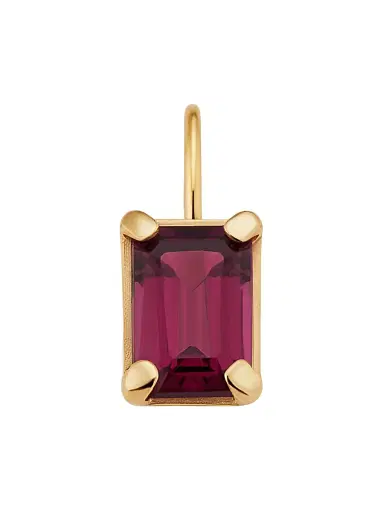 Oradina Women's 14k Date Me Birthstone Pendant Charm - Rhodolite July | Thumbnail 1 Oradina Women's 14k Date Me Birthstone Pendant Charm - Rhodolite July | Thumbnail 1