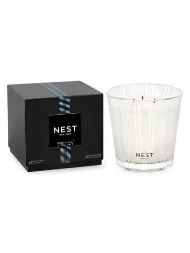 NEST New York Ocean Mist & Sea Salt Scented Candle - Size Medium | Thumbnail 3 NEST New York Ocean Mist & Sea Salt Scented Candle - Size Medium | Thumbnail 3
