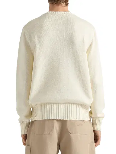 Givenchy Men's Paris Sweater in Cotton - Ecru | Thumbnail 3 Givenchy Men's Paris Sweater in Cotton - Ecru | Thumbnail 3
