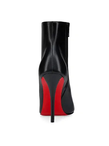 Christian Louboutin Women's Miss Z 100MM Leather Booty - Black - Size 13 | Thumbnail 3 Christian Louboutin Women's Miss Z 100MM Leather Booty - Black - Size 13 | Thumbnail 3