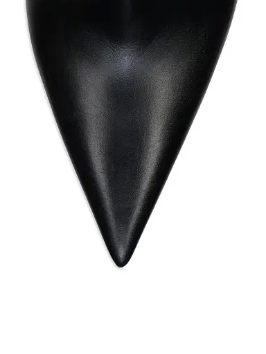 Christian Louboutin Women's Miss Z 100MM Leather Booty - Black - Size 13 | Thumbnail 5 Christian Louboutin Women's Miss Z 100MM Leather Booty - Black - Size 13 | Thumbnail 5