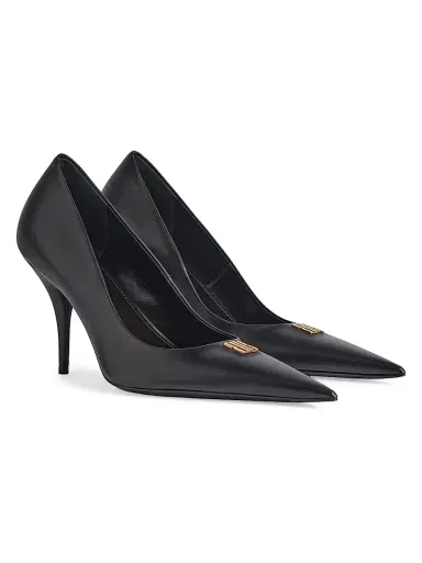 Balenciaga Women's Avenue BB Editor Pumps | Thumbnail 2 Balenciaga Women's Avenue BB Editor Pumps | Thumbnail 2