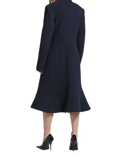 Balenciaga Women's Godet Midi Coat | Thumbnail 3 Balenciaga Women's Godet Midi Coat | Thumbnail 3