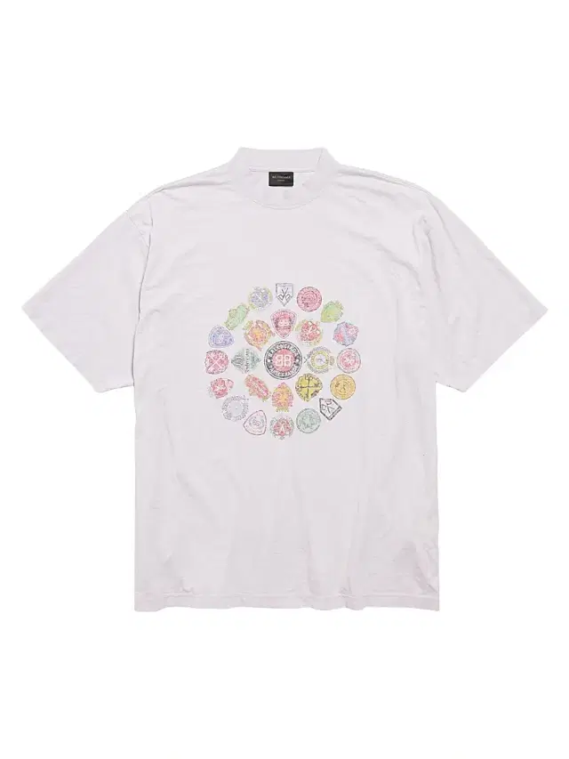 Men's Spiral Crest Medium Fit T-Shirt - Dirty White Men's Spiral Crest Medium Fit T-Shirt - Dirty White