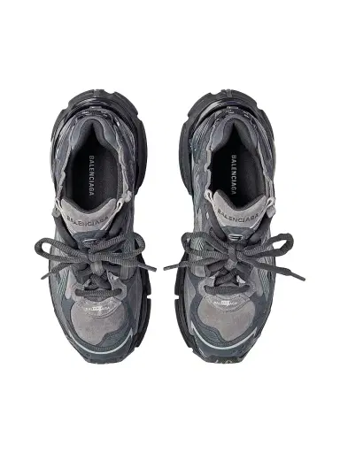 Balenciaga Men's Runner Sneakers - Grey | Thumbnail 6 Balenciaga Men's Runner Sneakers - Grey | Thumbnail 6