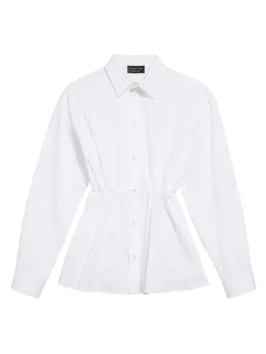 Balenciaga Women's Hourglass Shirt - White - Size 4 | Thumbnail 1 Balenciaga Women's Hourglass Shirt - White - Size 4 | Thumbnail 1