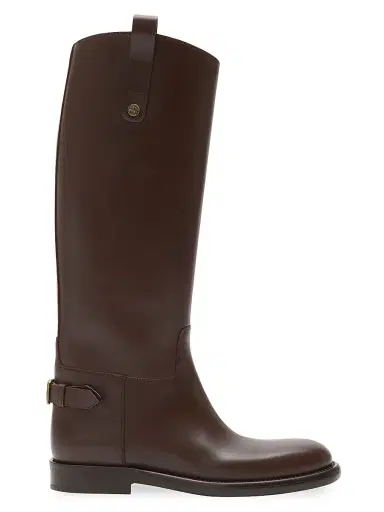 Burberry Women's Cavalier 30MM Leather Boots - Treacle Brown - Size 10.5 | Thumbnail 1 Burberry Women's Cavalier 30MM Leather Boots - Treacle Brown - Size 10.5 | Thumbnail 1