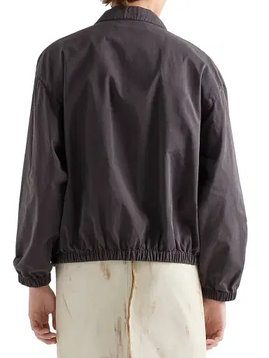 Prada Women's Old Gabardine Blouson Jacket - Grey | Thumbnail 3 Prada Women's Old Gabardine Blouson Jacket - Grey | Thumbnail 3