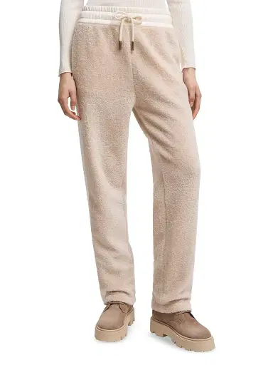 Moncler Women's Sweatpants in Teddy - Beige | Thumbnail 2 Moncler Women's Sweatpants in Teddy - Beige | Thumbnail 2