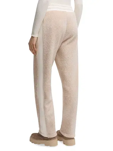 Moncler Women's Sweatpants in Teddy - Beige | Thumbnail 3 Moncler Women's Sweatpants in Teddy - Beige | Thumbnail 3