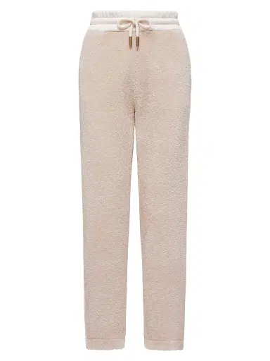 Moncler Women's Sweatpants in Teddy - Beige | Thumbnail 1 Moncler Women's Sweatpants in Teddy - Beige | Thumbnail 1