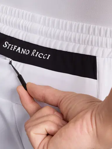 Stefano Ricci Men's Athletic Running Trousers - White - Size 44 | Thumbnail 5 Stefano Ricci Men's Athletic Running Trousers - White - Size 44 | Thumbnail 5