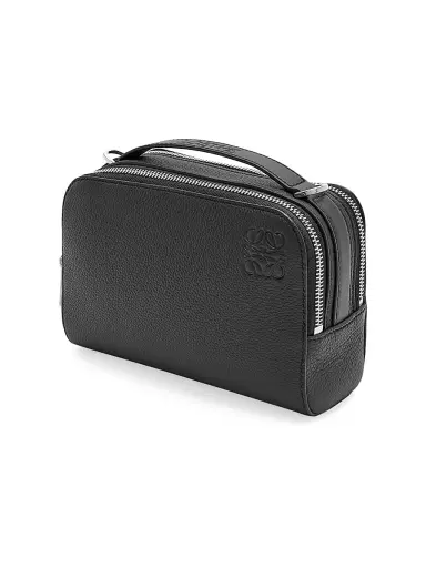 LOEWE Men's Mini Essential Leather Camera Bag - Black | Thumbnail 2 LOEWE Men's Mini Essential Leather Camera Bag - Black | Thumbnail 2