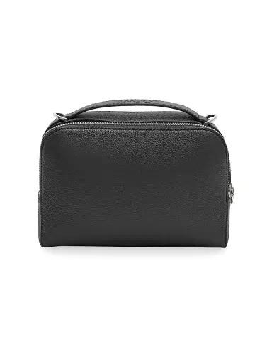 LOEWE Men's Mini Essential Leather Camera Bag - Black | Thumbnail 3 LOEWE Men's Mini Essential Leather Camera Bag - Black | Thumbnail 3