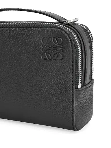 LOEWE Men's Mini Essential Leather Camera Bag - Black | Thumbnail 6 LOEWE Men's Mini Essential Leather Camera Bag - Black | Thumbnail 6