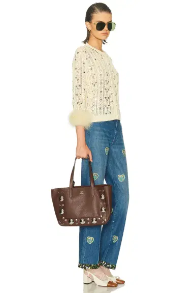 Valentino Garavani Nellcote Medium Tote Bag | Thumbnail 2 Valentino Garavani Nellcote Medium Tote Bag | Thumbnail 2