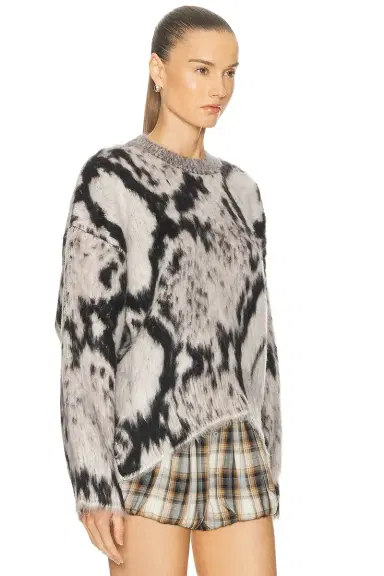 The Attico Brushed Python Sweater | Thumbnail 2 The Attico Brushed Python Sweater | Thumbnail 2