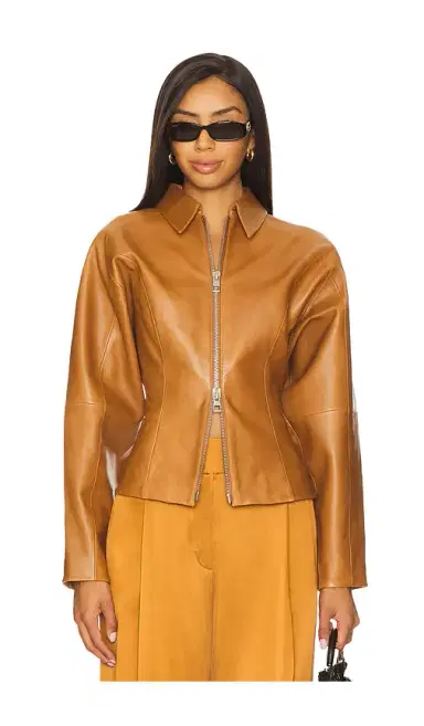 The Sei Fitted Leather Jacket | Thumbnail 1 The Sei Fitted Leather Jacket | Thumbnail 1