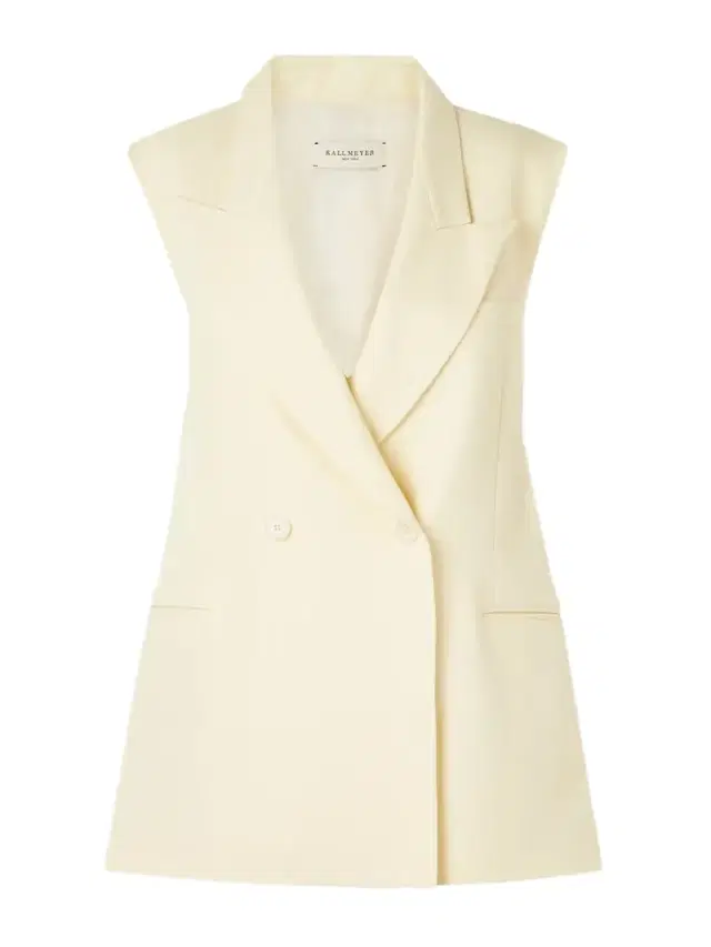 Kallmeyer Deon Double-breasted Wool-blend Twill Vest