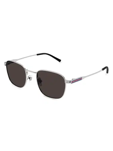 Gucci Men's Metal Web 50MM Panthos Metal Sunglasses - Silver Black | Thumbnail 1 Gucci Men's Metal Web 50MM Panthos Metal Sunglasses - Silver Black | Thumbnail 1
