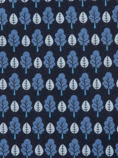 ZEGNA Men's Silk Tie - Dark Blue | Thumbnail 3 ZEGNA Men's Silk Tie - Dark Blue | Thumbnail 3