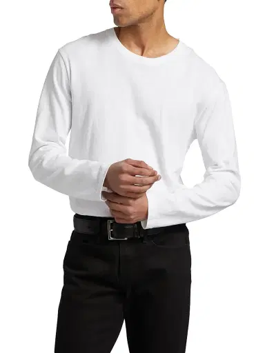 Nili Lotan Men's Sien Crewneck T-Shirt - White - Size Large | Thumbnail 3 Nili Lotan Men's Sien Crewneck T-Shirt - White - Size Large | Thumbnail 3