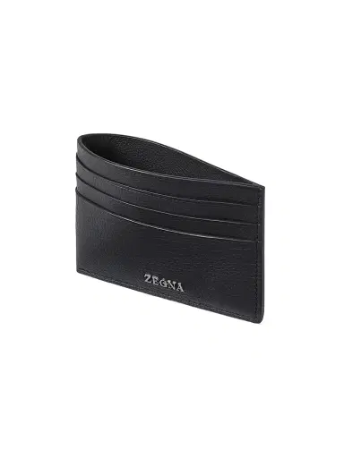 Zegna Men's Secondskin Card Case - Dark Blue | Thumbnail 4 Zegna Men's Secondskin Card Case - Dark Blue | Thumbnail 4
