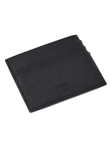 Zegna Men's Secondskin Card Case - Dark Blue | Thumbnail 5 Zegna Men's Secondskin Card Case - Dark Blue | Thumbnail 5