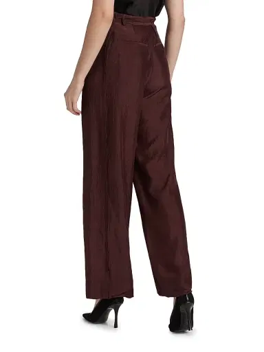 Jason Wu Collection Women's Crinkled Satin Straight-Leg Trousers - Medjool | Thumbnail 5 Jason Wu Collection Women's Crinkled Satin Straight-Leg Trousers - Medjool | Thumbnail 5