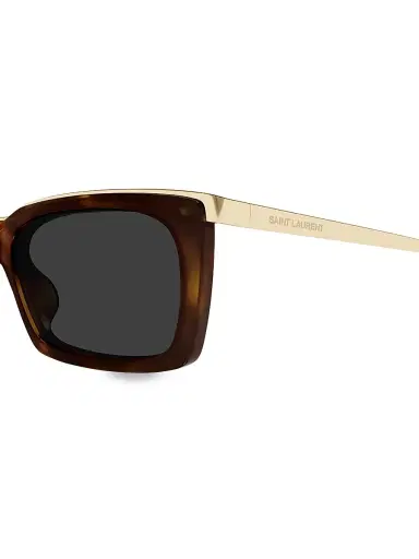 Saint Laurent Women's 57MM Rectangular Metal Sunglasses | Thumbnail 3 Saint Laurent Women's 57MM Rectangular Metal Sunglasses | Thumbnail 3