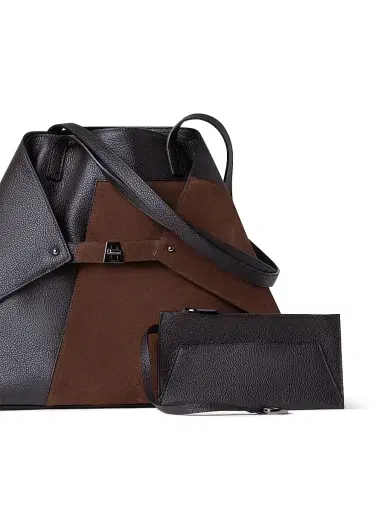Akris Women's Ai Medium Leather Tote Bag - Mocca | Thumbnail 5 Akris Women's Ai Medium Leather Tote Bag - Mocca | Thumbnail 5