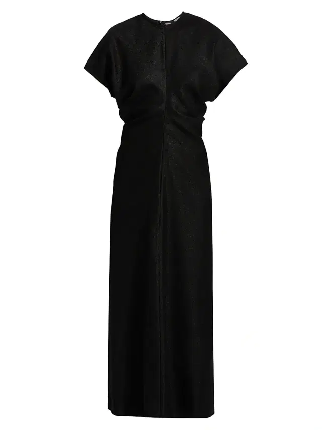 Women's Slouch Waist Maxi Dress - Black Women's Slouch Waist Maxi Dress - Black