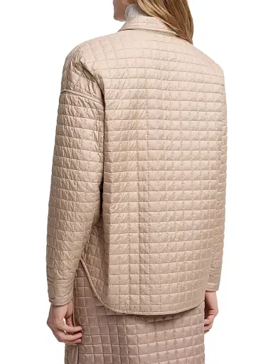Moncler Women's Down Filled Shirt - Beige | Thumbnail 3 Moncler Women's Down Filled Shirt - Beige | Thumbnail 3