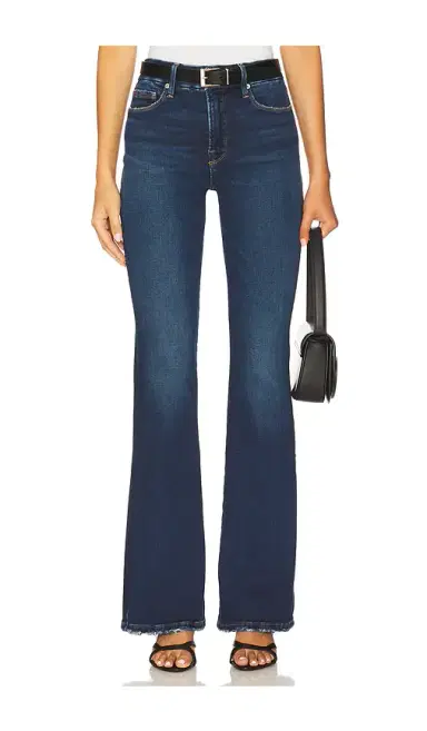 Good American Soft Tech Good Classic Bootcut Jeans | Thumbnail 1 Good American Soft Tech Good Classic Bootcut Jeans | Thumbnail 1