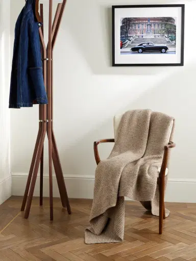 Inis Meáin Ribbed Merino Wool and Cashmere-Blend Blanket - Men | Thumbnail 2 Inis Meáin Ribbed Merino Wool and Cashmere-Blend Blanket - Men | Thumbnail 2
