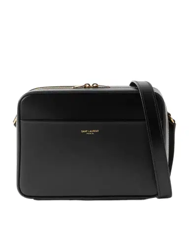 Saint Laurent Logo-Print Leather Messenger Bag - Men | Thumbnail 1 Saint Laurent Logo-Print Leather Messenger Bag - Men | Thumbnail 1