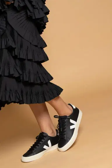Veja Campo Sneaker - Black White | Thumbnail 2 Veja Campo Sneaker - Black White | Thumbnail 2