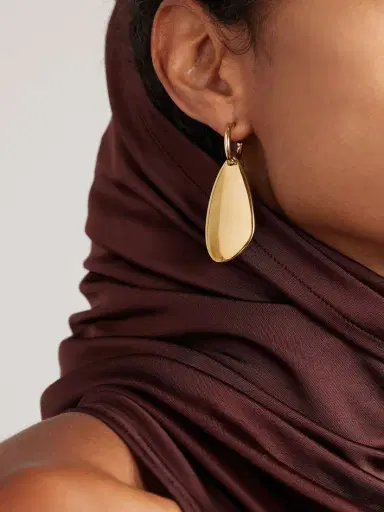 Isabel Marant Ella Gold-tone Hoop Earrings | Thumbnail 2 Isabel Marant Ella Gold-tone Hoop Earrings | Thumbnail 2