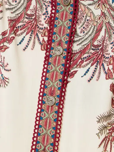 Etro Picot-trimmed Paisley-print Crepe Midi Shirt Dress | Thumbnail 4 Etro Picot-trimmed Paisley-print Crepe Midi Shirt Dress | Thumbnail 4