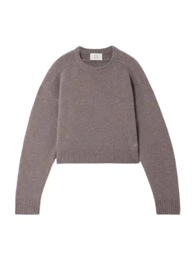 Loulou de Saison Bruzzi Cropped Wool And Cashmere-blend Sweater | Thumbnail 1 Loulou de Saison Bruzzi Cropped Wool And Cashmere-blend Sweater | Thumbnail 1