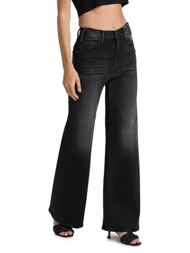 Mother Women's The Hustler Roller Sneak Jeans - Not Today Satan | Thumbnail 4 Mother Women's The Hustler Roller Sneak Jeans - Not Today Satan | Thumbnail 4