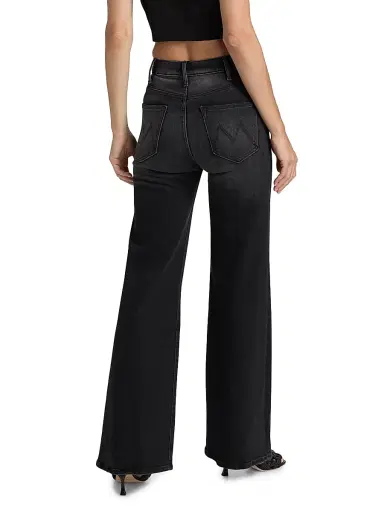 Mother Women's The Hustler Roller Sneak Jeans - Not Today Satan | Thumbnail 5 Mother Women's The Hustler Roller Sneak Jeans - Not Today Satan | Thumbnail 5